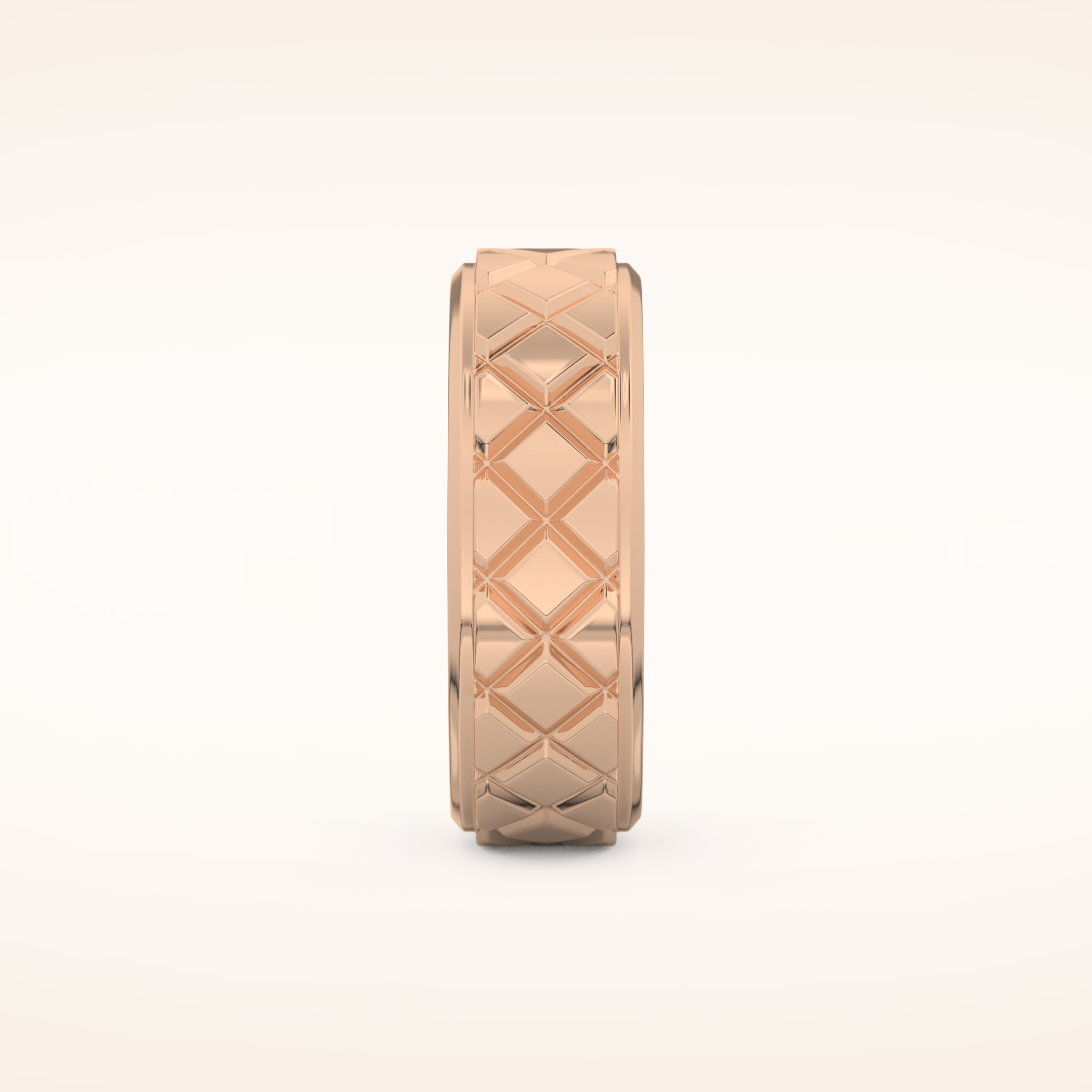 Classic Patterned Wedding Band