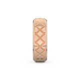 Patterned Men's Wedding Band