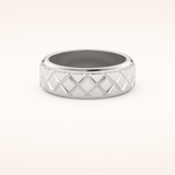 Classic Patterned Wedding Band