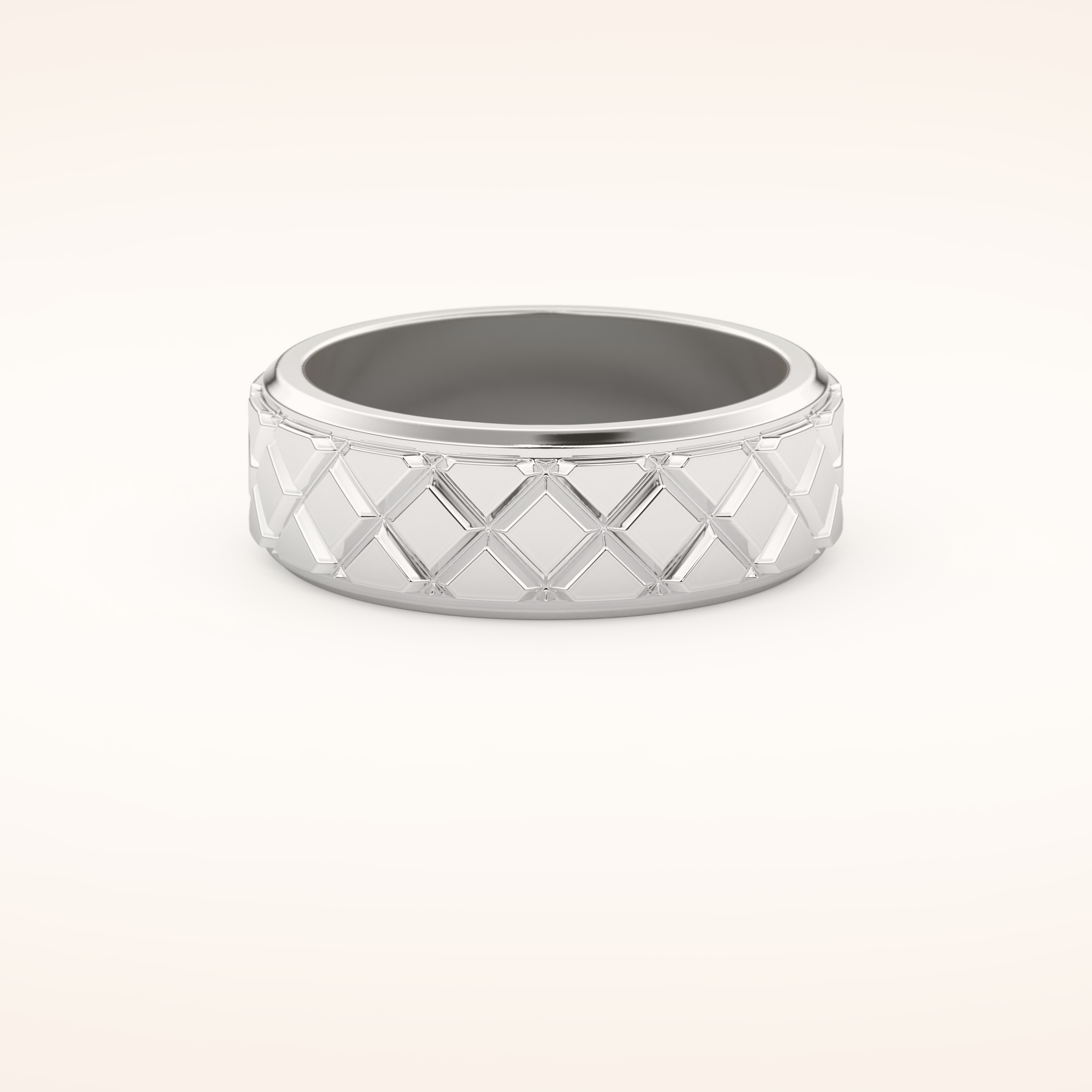 Classic Patterned Wedding Band