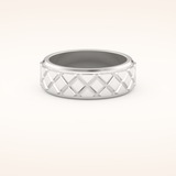 Classic Patterned Wedding Band