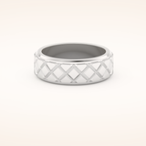 Classic Patterned Wedding Band