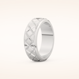 Classic Patterned Wedding Band