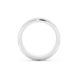 Patterned Men's Wedding Band