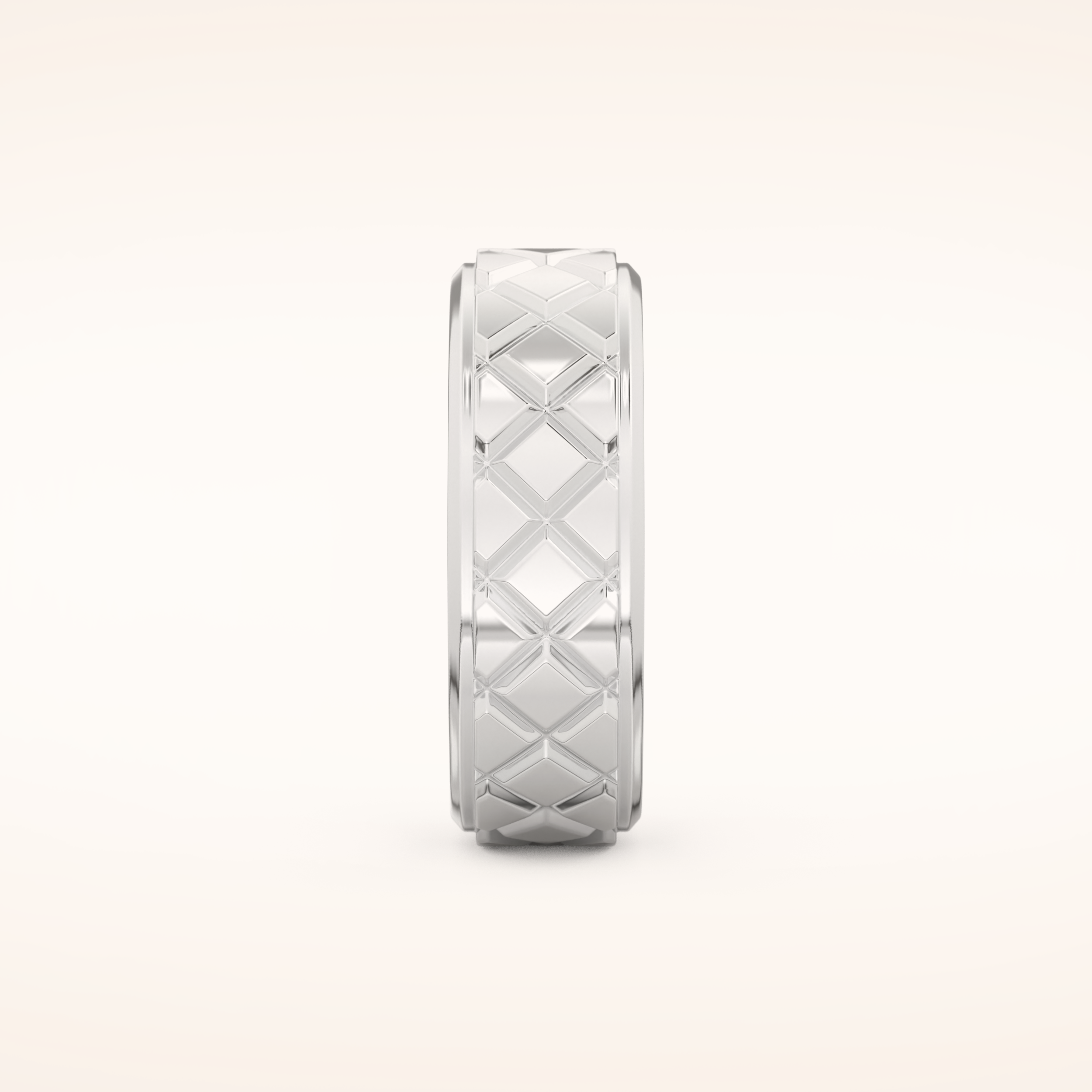 Classic Patterned Wedding Band