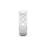 Patterned Men's Wedding Band