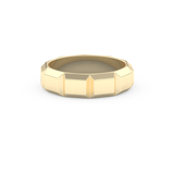 Patterned Men's Wedding Band