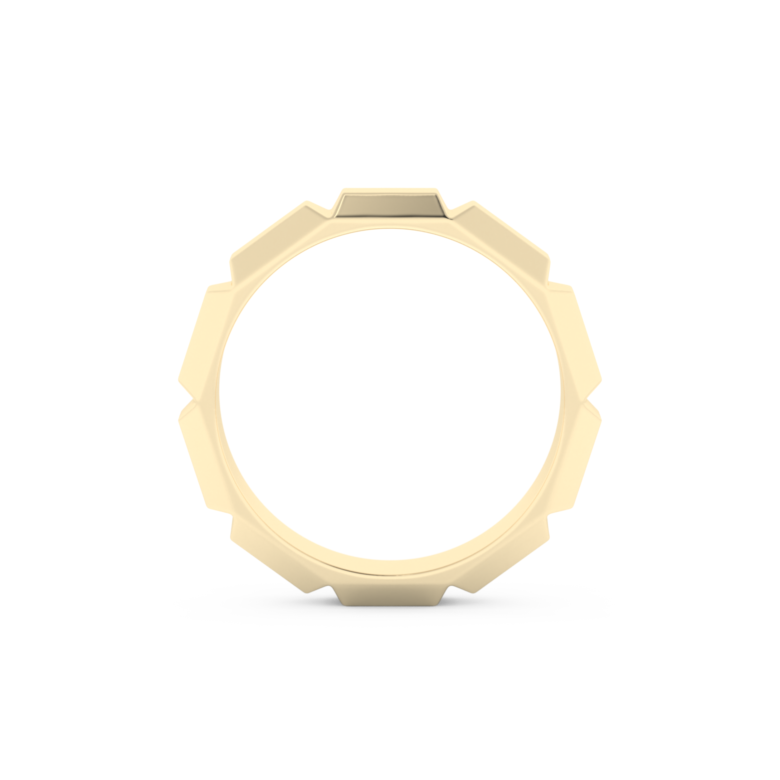 Patterned Men's Wedding Band