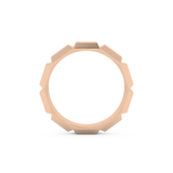 Patterned Men's Wedding Band