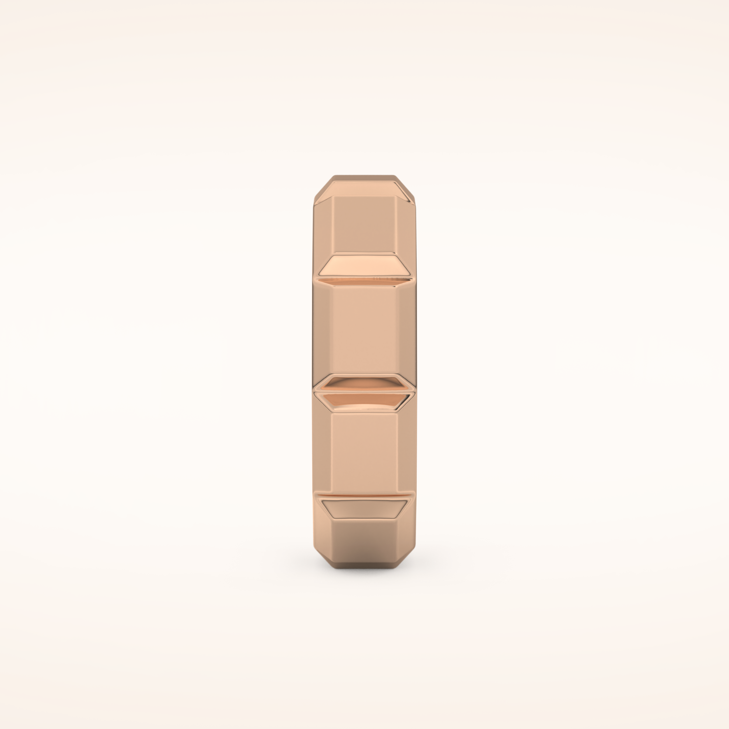 Patterned Men's Wedding Band