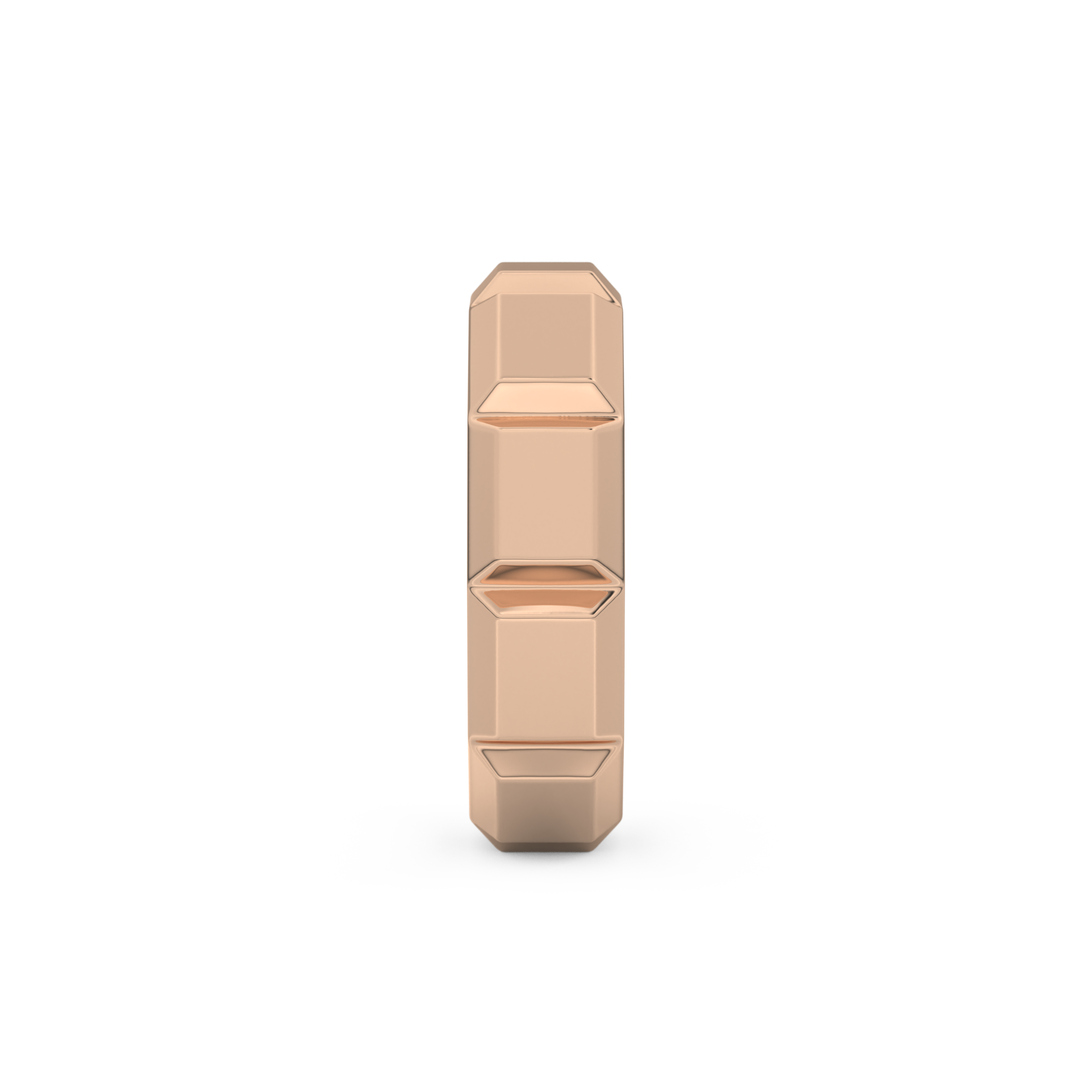 Patterned Men's Wedding Band