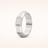 Patterned Men's Wedding Band
