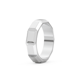 Patterned Men's Wedding Band