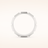 Patterned Men's Wedding Band