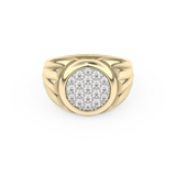 0.417 TCW Round Lab Grown Diamond Men's Wedding Band