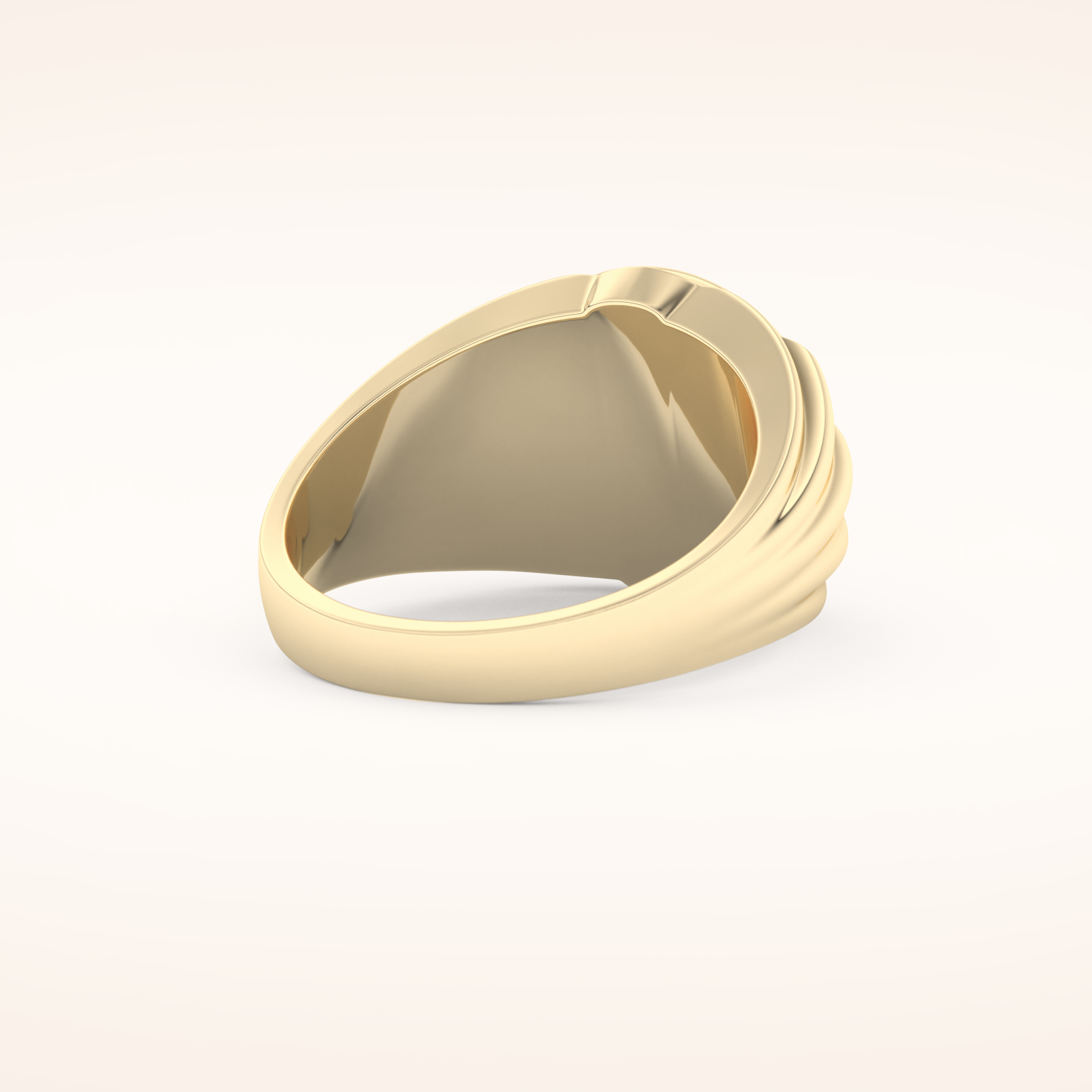 0.417 TCW Round Shaped Moissanite Multi Stone Men's Wedding Band