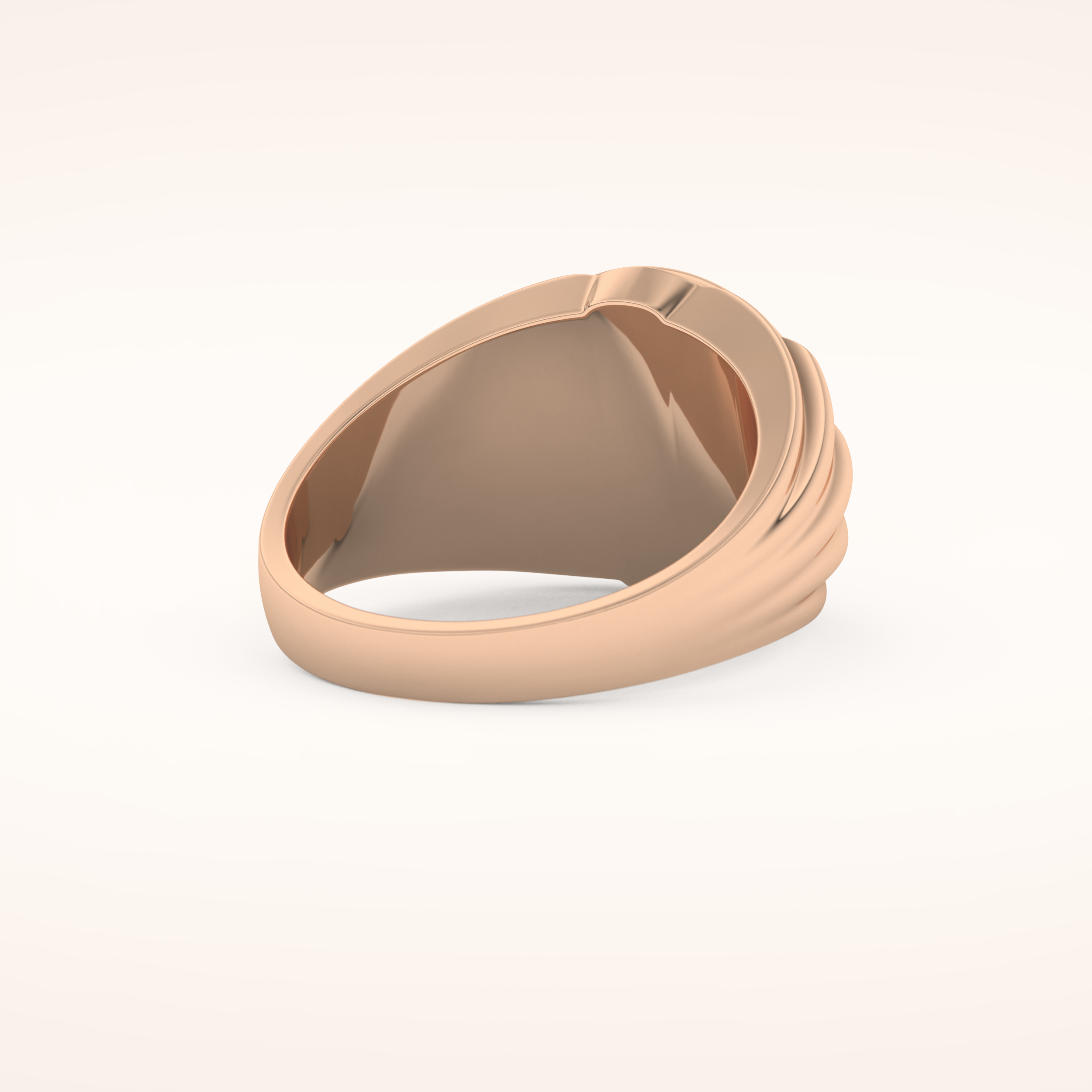 0.417 TCW Round Shaped Moissanite Multi Stone Men's Wedding Band