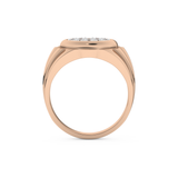 0.417 TCW Round Lab Grown Diamond Men's Wedding Band