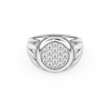 0.417 TCW Round Lab Grown Diamond Men's Wedding Band