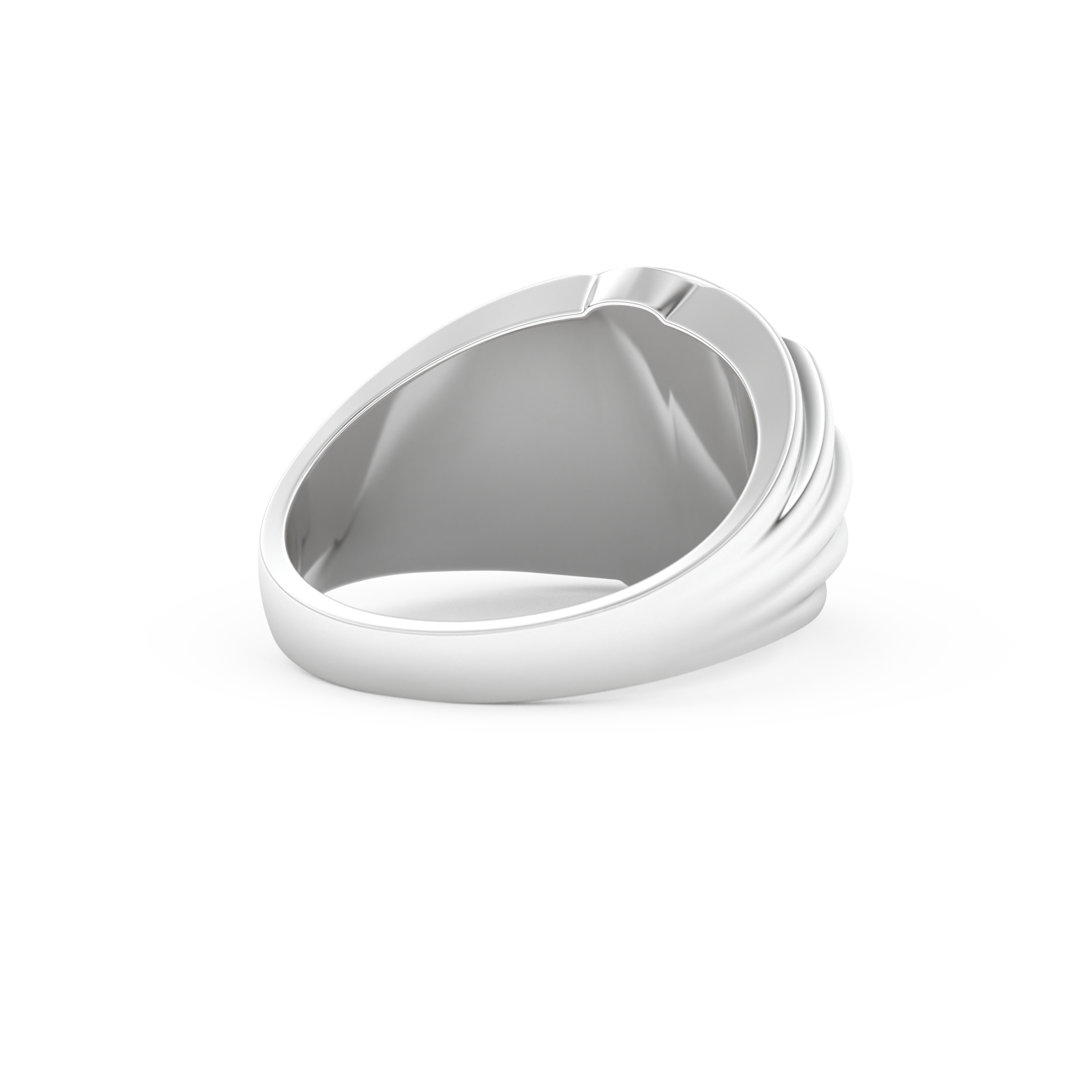 0.417 TCW Round Lab Grown Diamond Men's Wedding Band