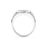 0.417 TCW Round Lab Grown Diamond Men's Wedding Band