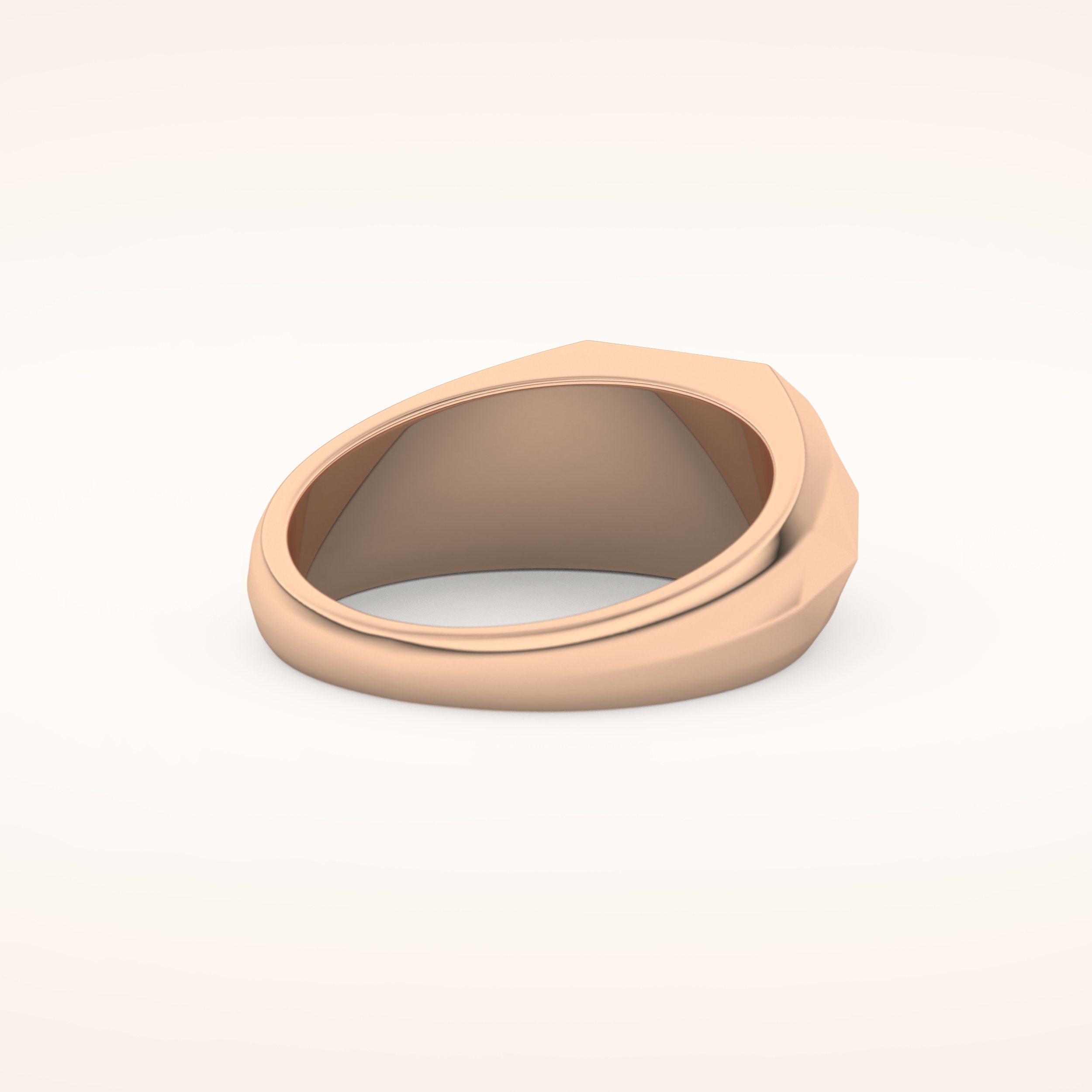 Patterned Men's Wedding Band