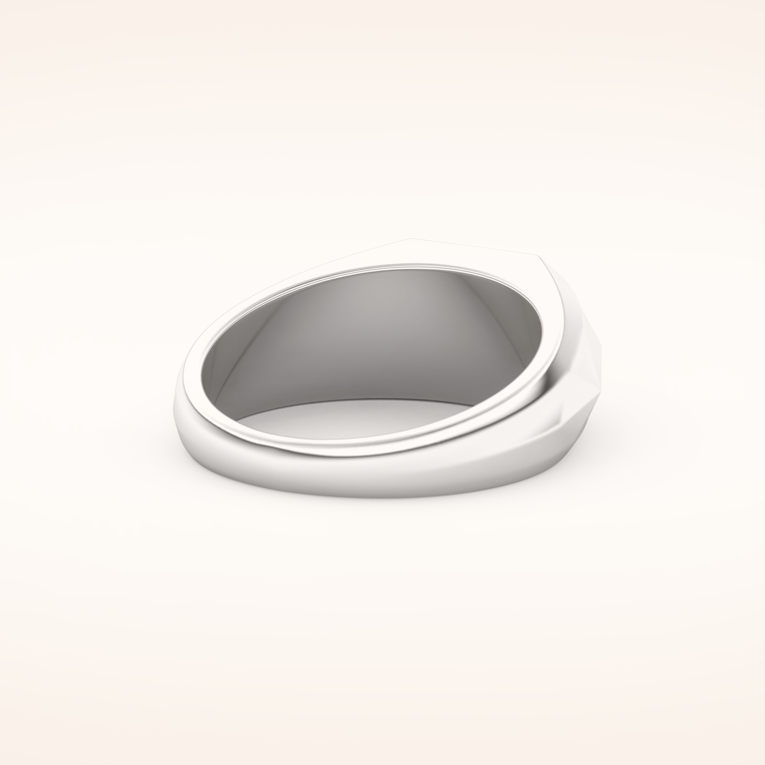 Patterned Men's Wedding Band