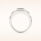 Patterned Men's Wedding Band