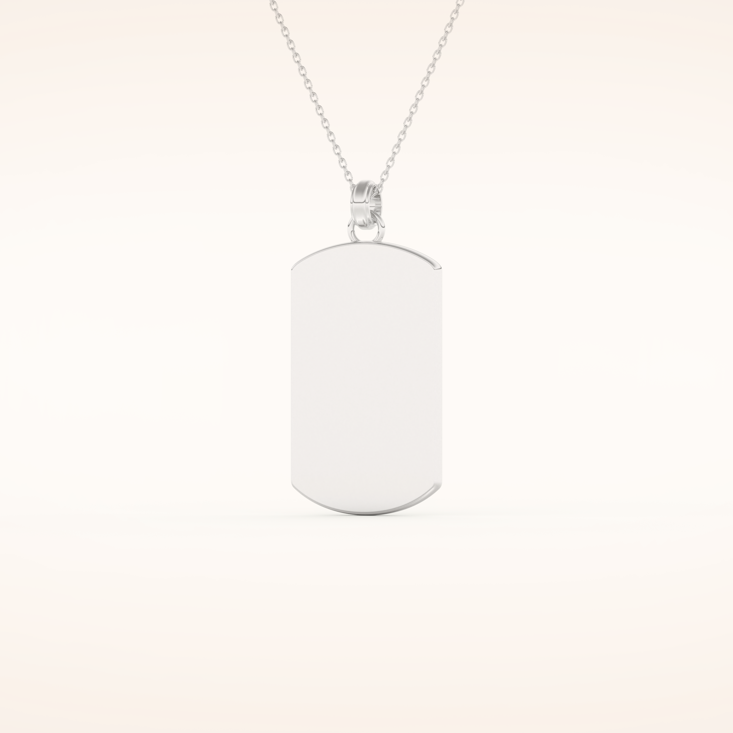 0.6 TCW Round Cut Moissanite Cross Bar Necklace
