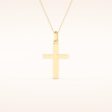 Classic Patterned Cross Necklace