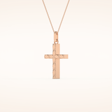 Classic Patterned Cross Necklace