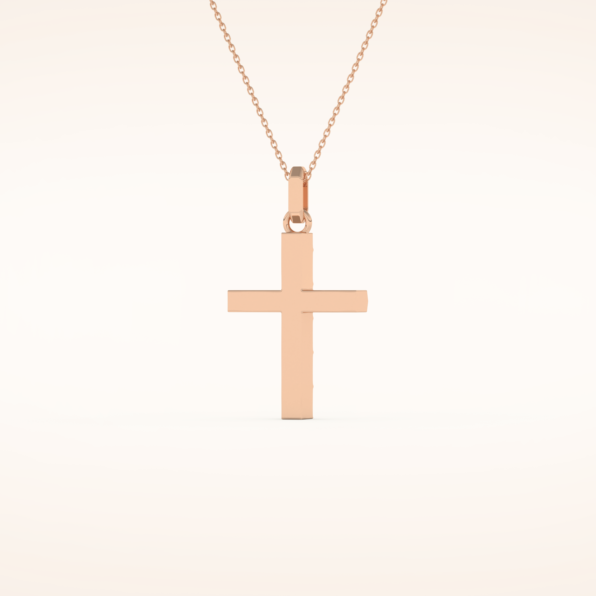 Classic Patterned Cross Necklace