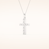 Classic Patterned Cross Necklace