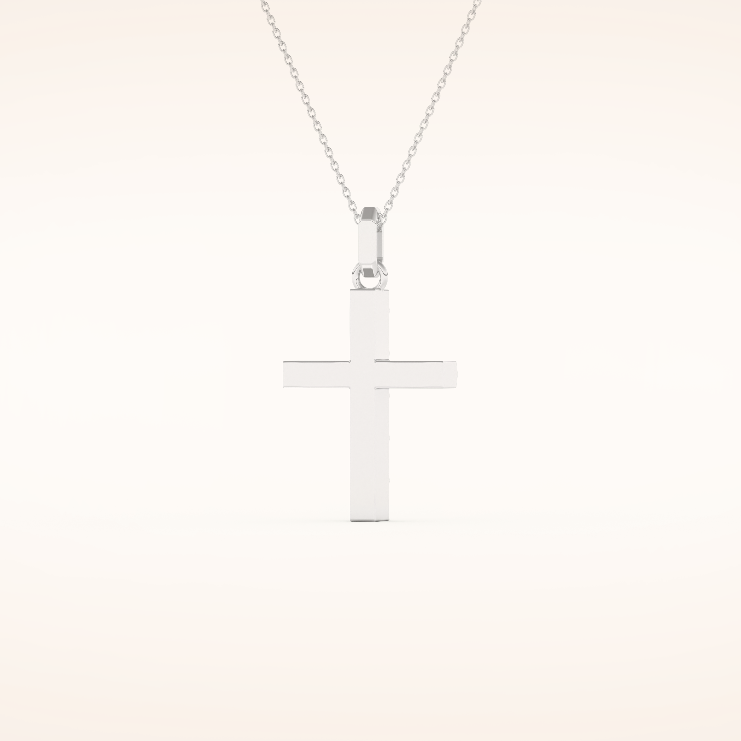 Classic Patterned Cross Necklace