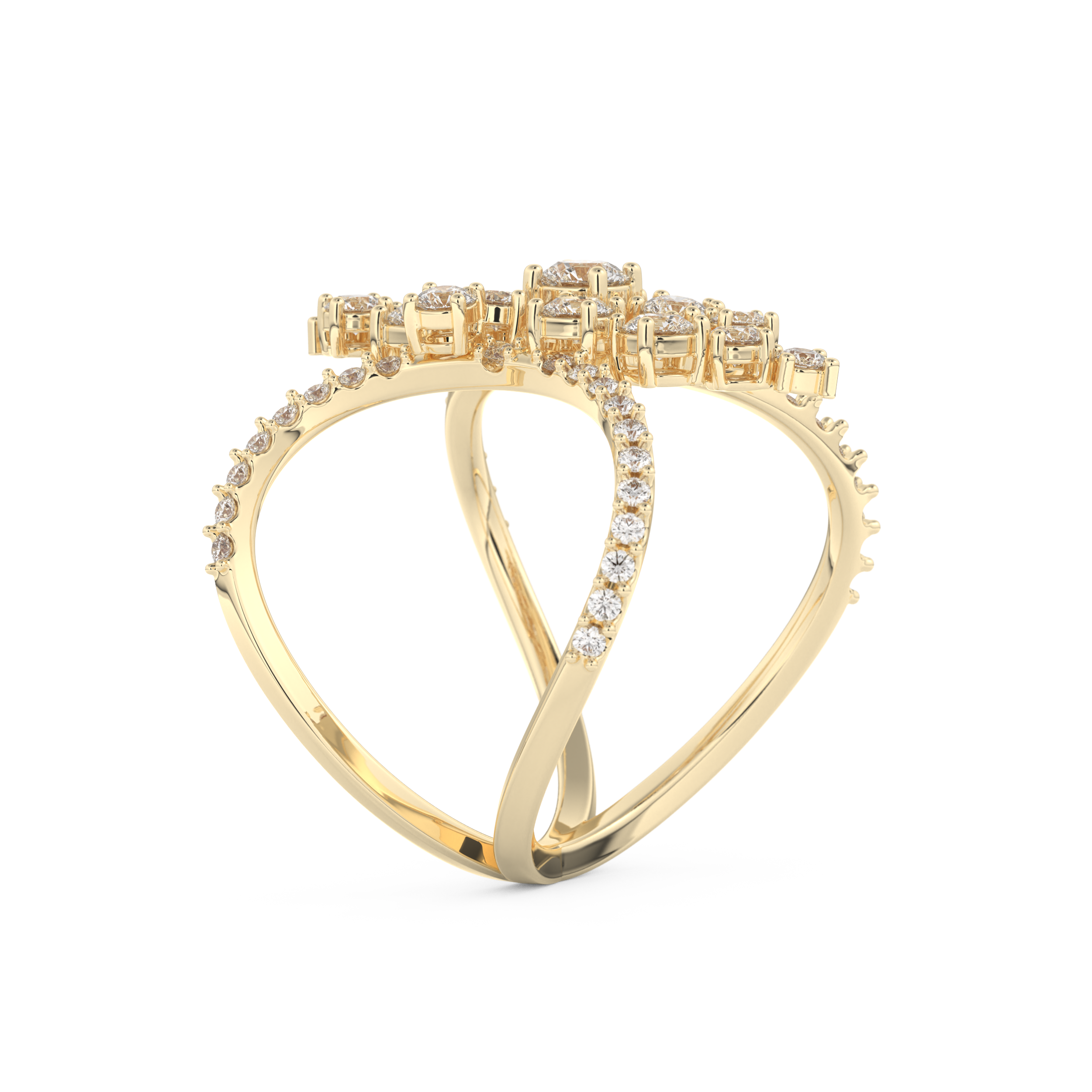 0.645 TCW Round Lab Grown Diamond Wedding Band