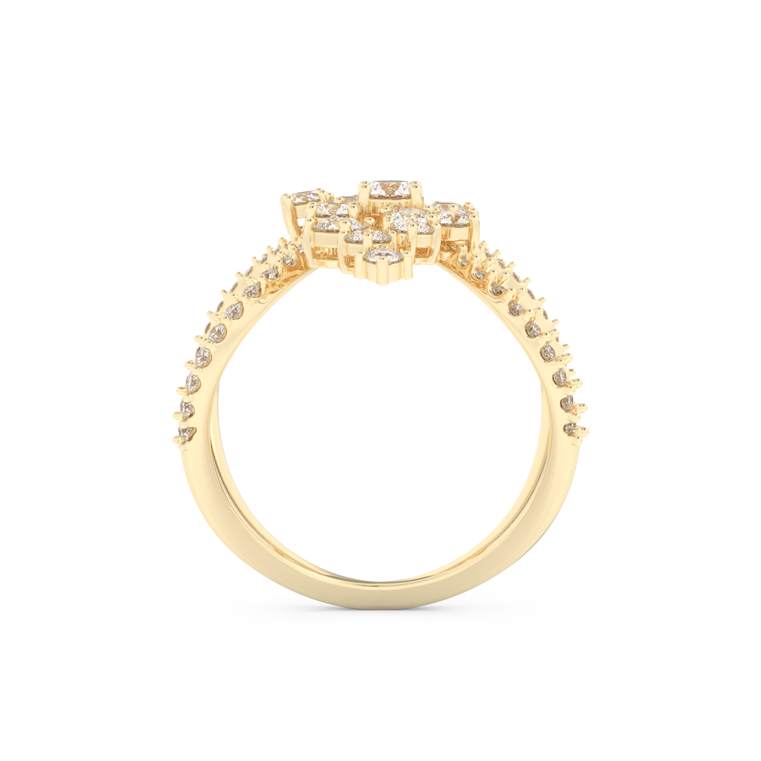 0.645 TCW Round Lab Grown Diamond Wedding Band
