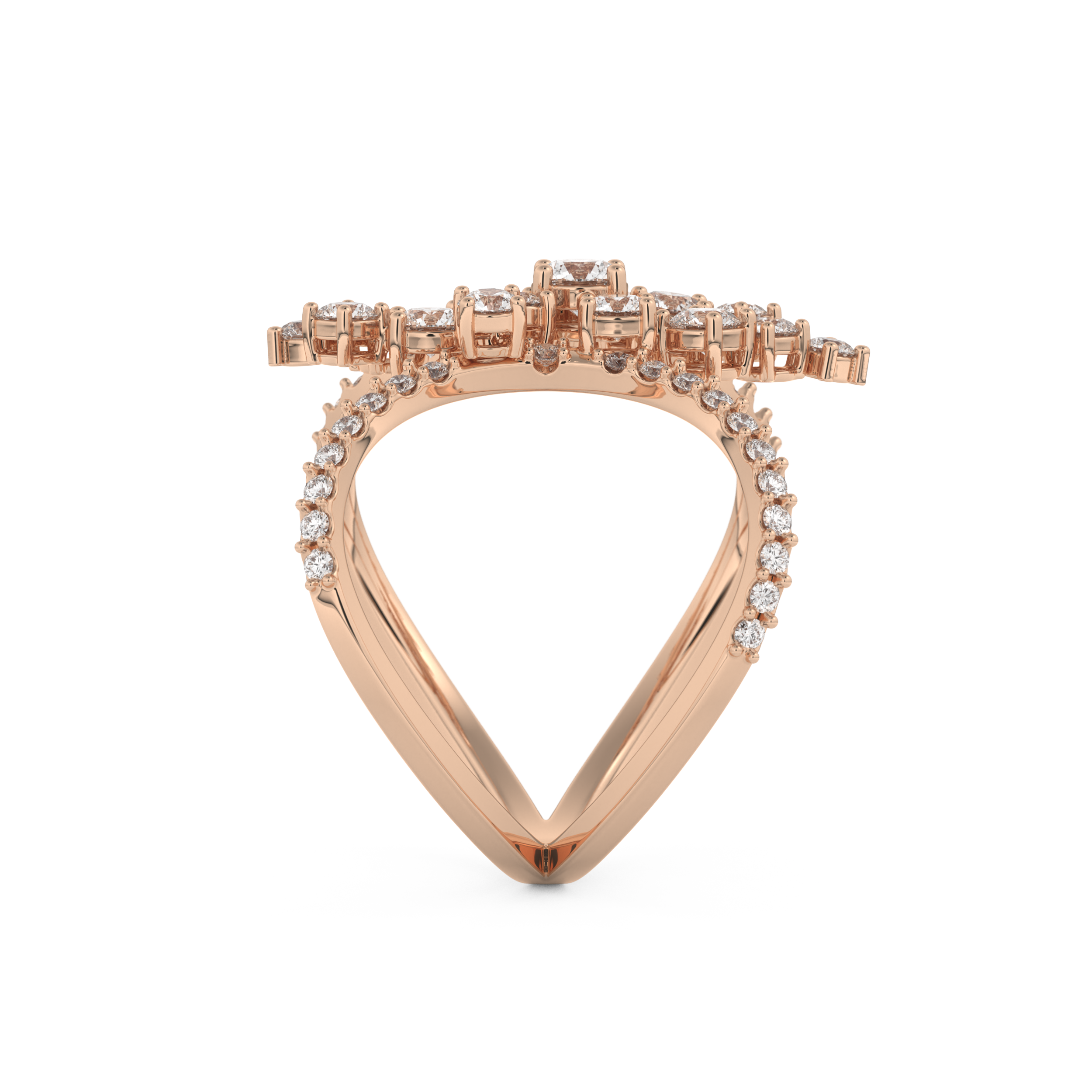 0.645 TCW Round Lab Grown Diamond Wedding Band