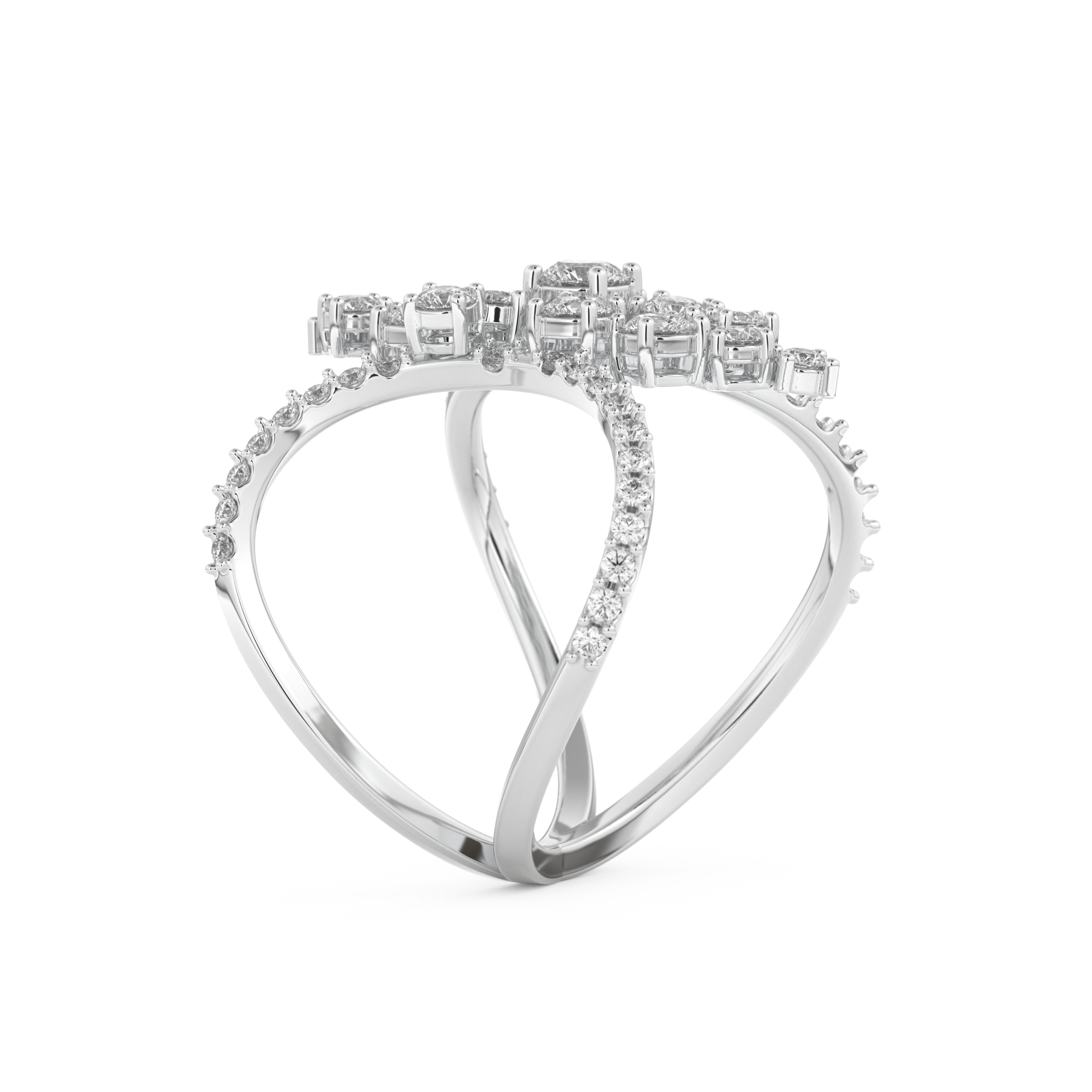 0.645 TCW Round Lab Grown Diamond Wedding Band