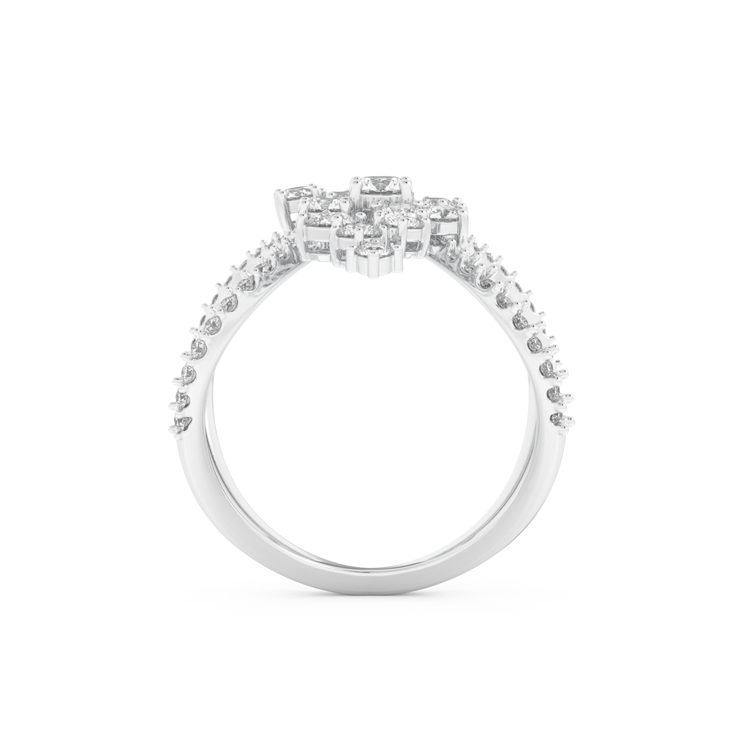 0.645 TCW Round Lab Grown Diamond Wedding Band