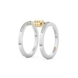 0.361 TCW Round Lab Grown Diamond Men's Wedding Band