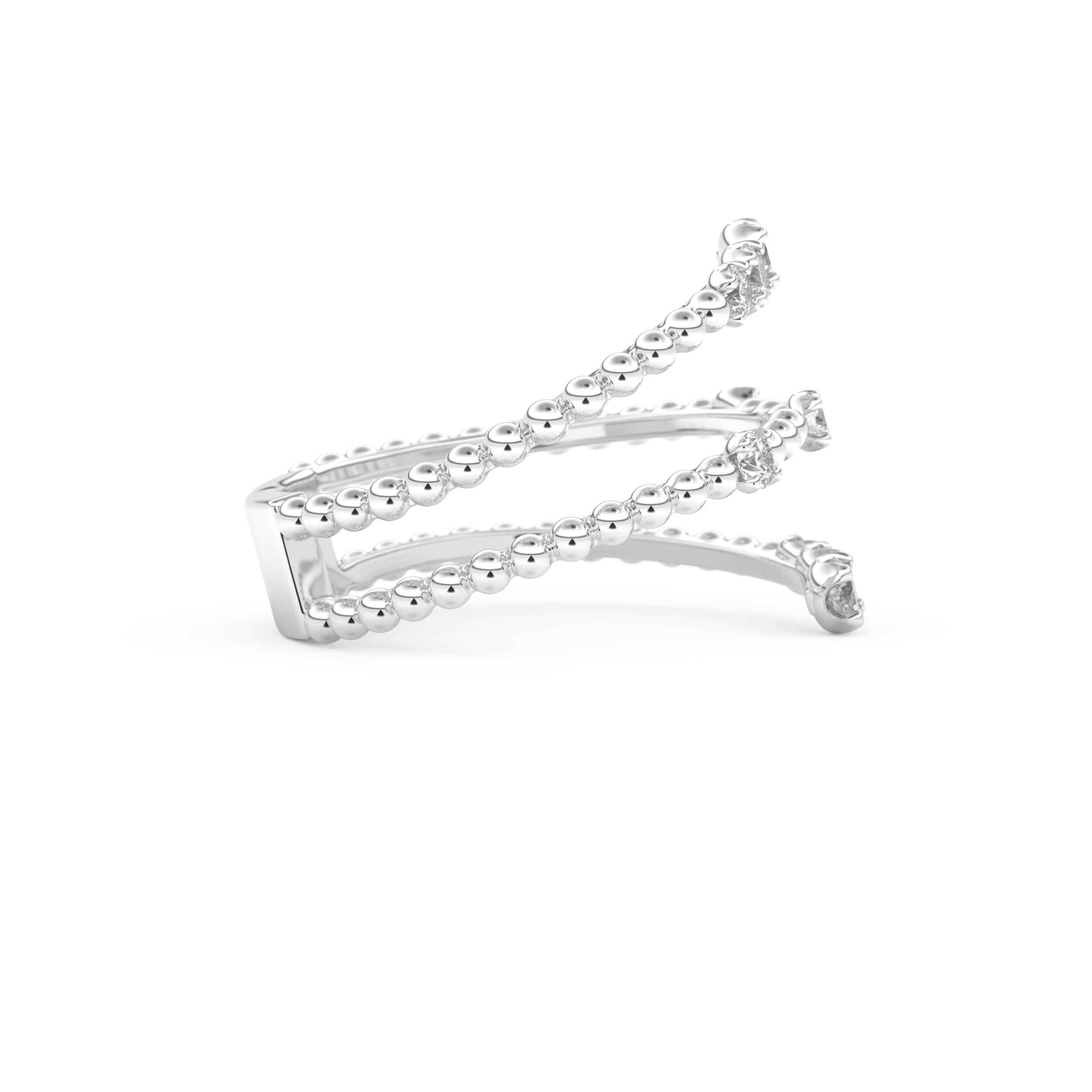 0.35 TCW Round Lab Grown Diamond Wedding Band