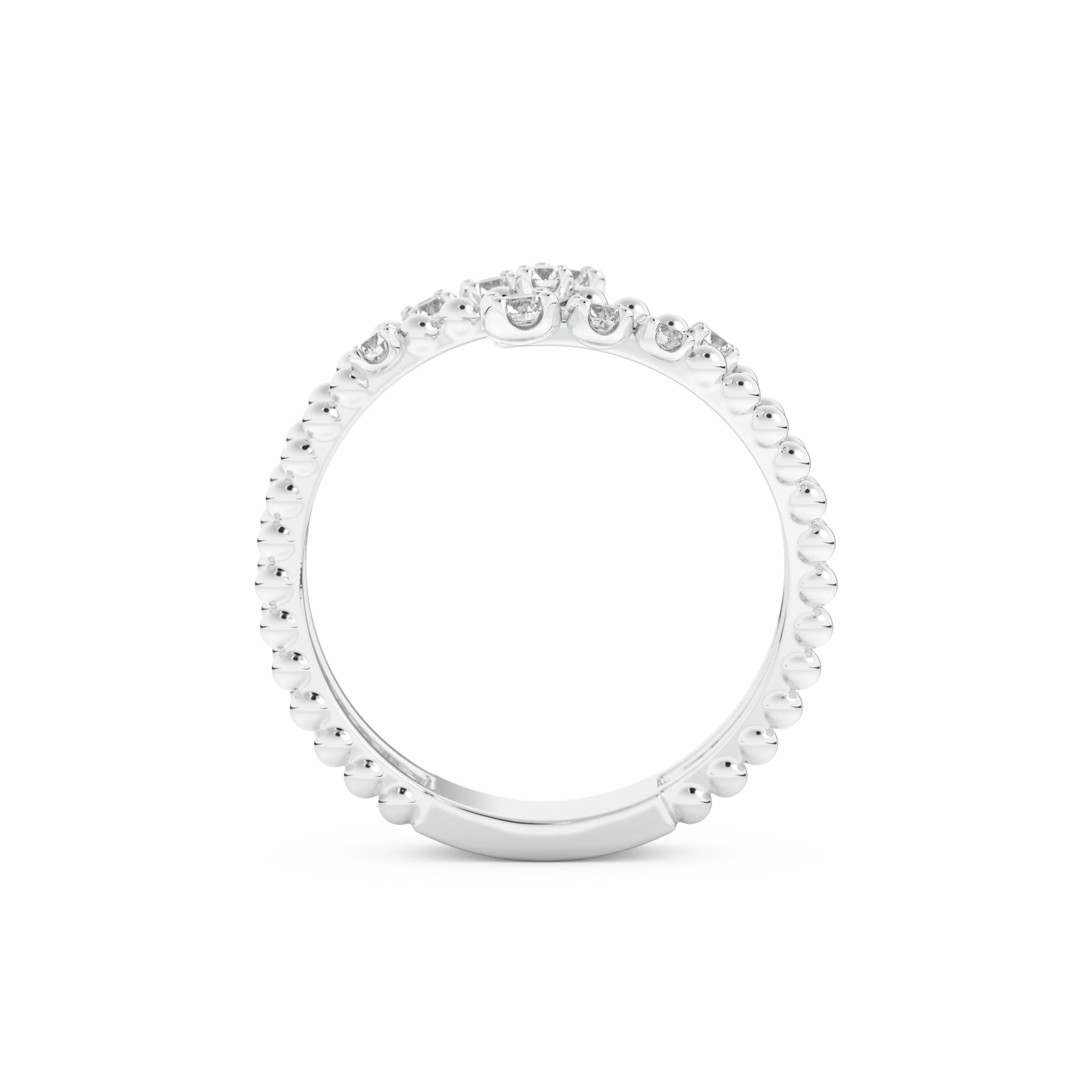 0.35 TCW Round Lab Grown Diamond Wedding Band