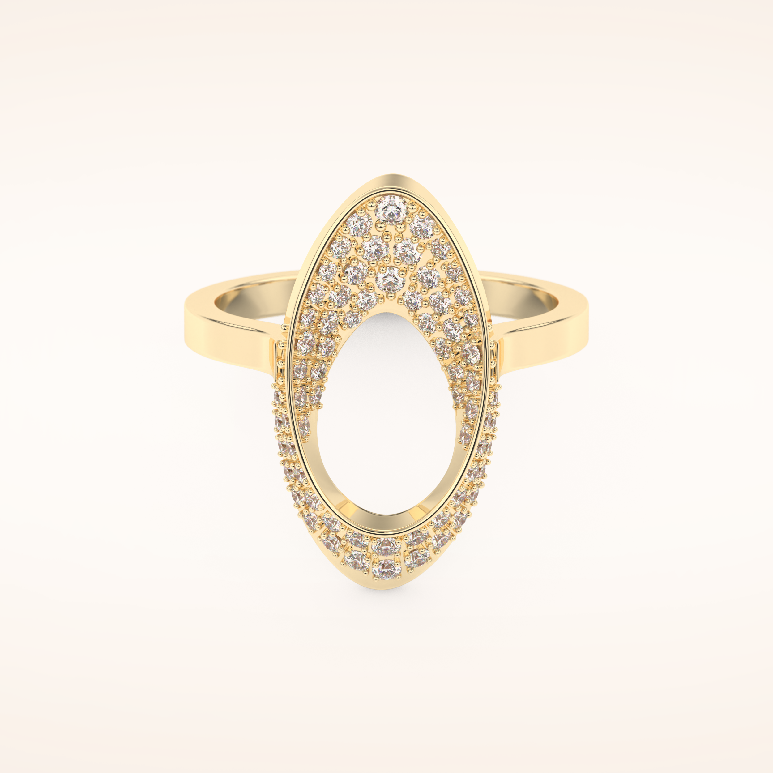 0.383 TCW Round Shaped Moissanite Multi Stone Wedding Band