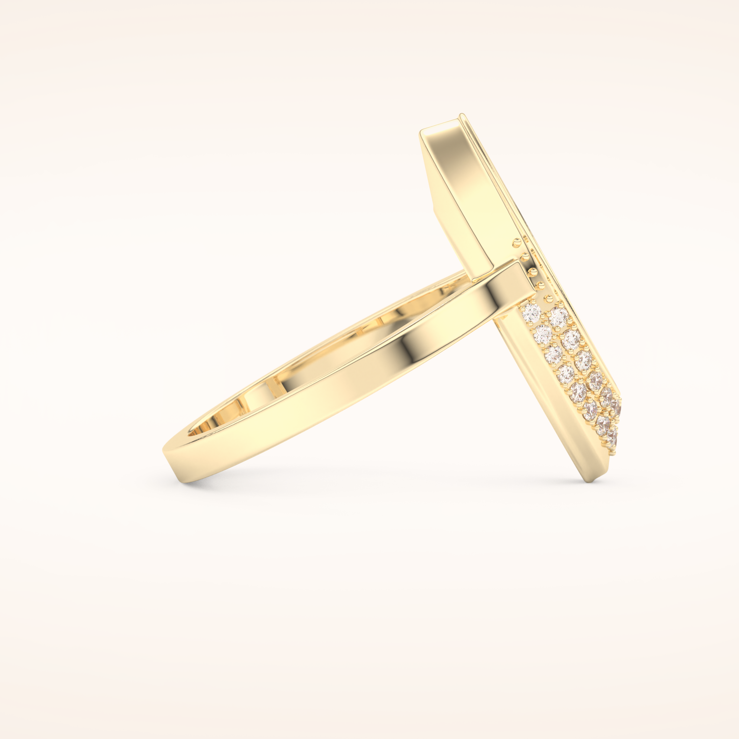 0.383 TCW Round Shaped Moissanite Multi Stone Wedding Band
