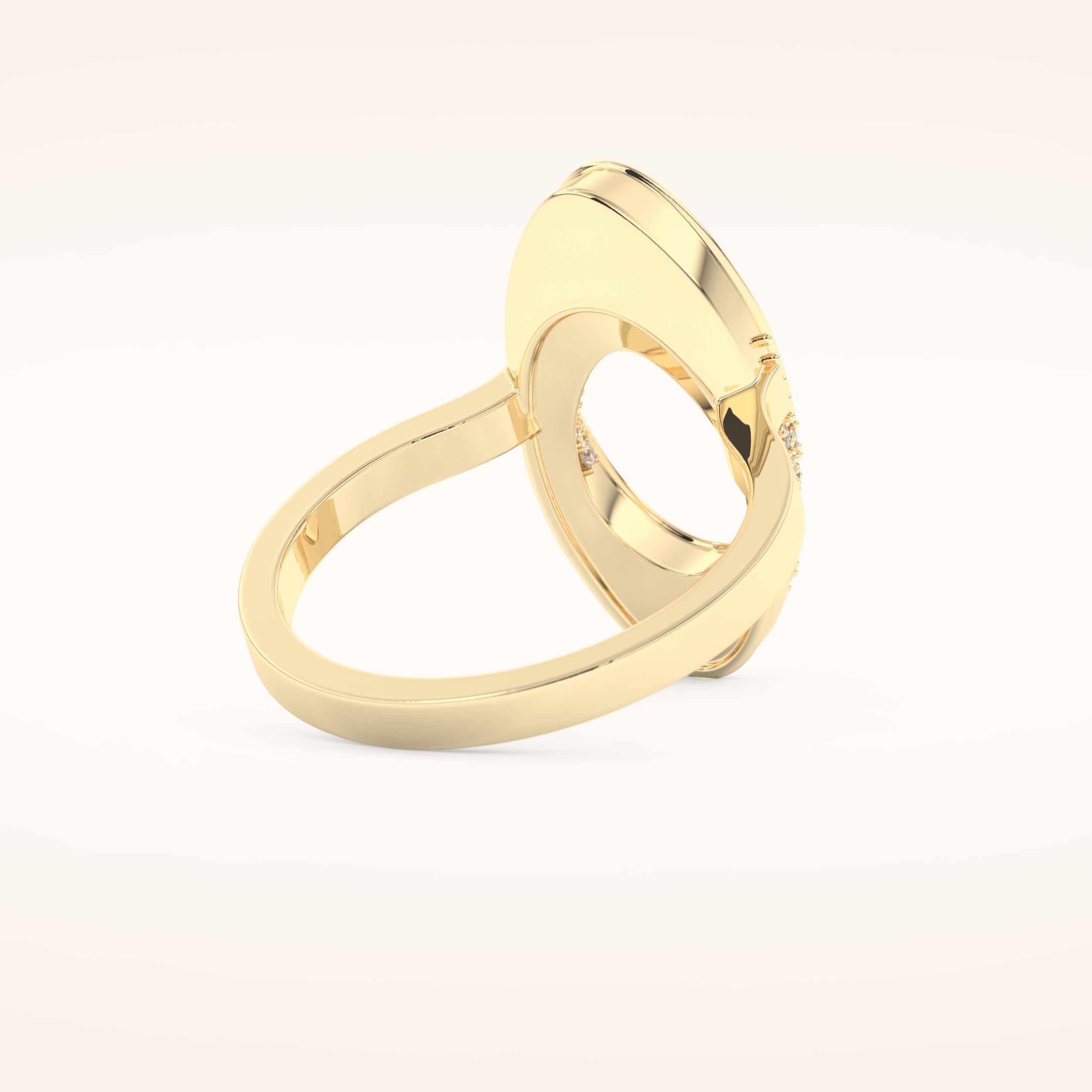 0.383 TCW Round Shaped Moissanite Multi Stone Wedding Band