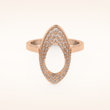 0.383 TCW Round Shaped Moissanite Multi Stone Wedding Band