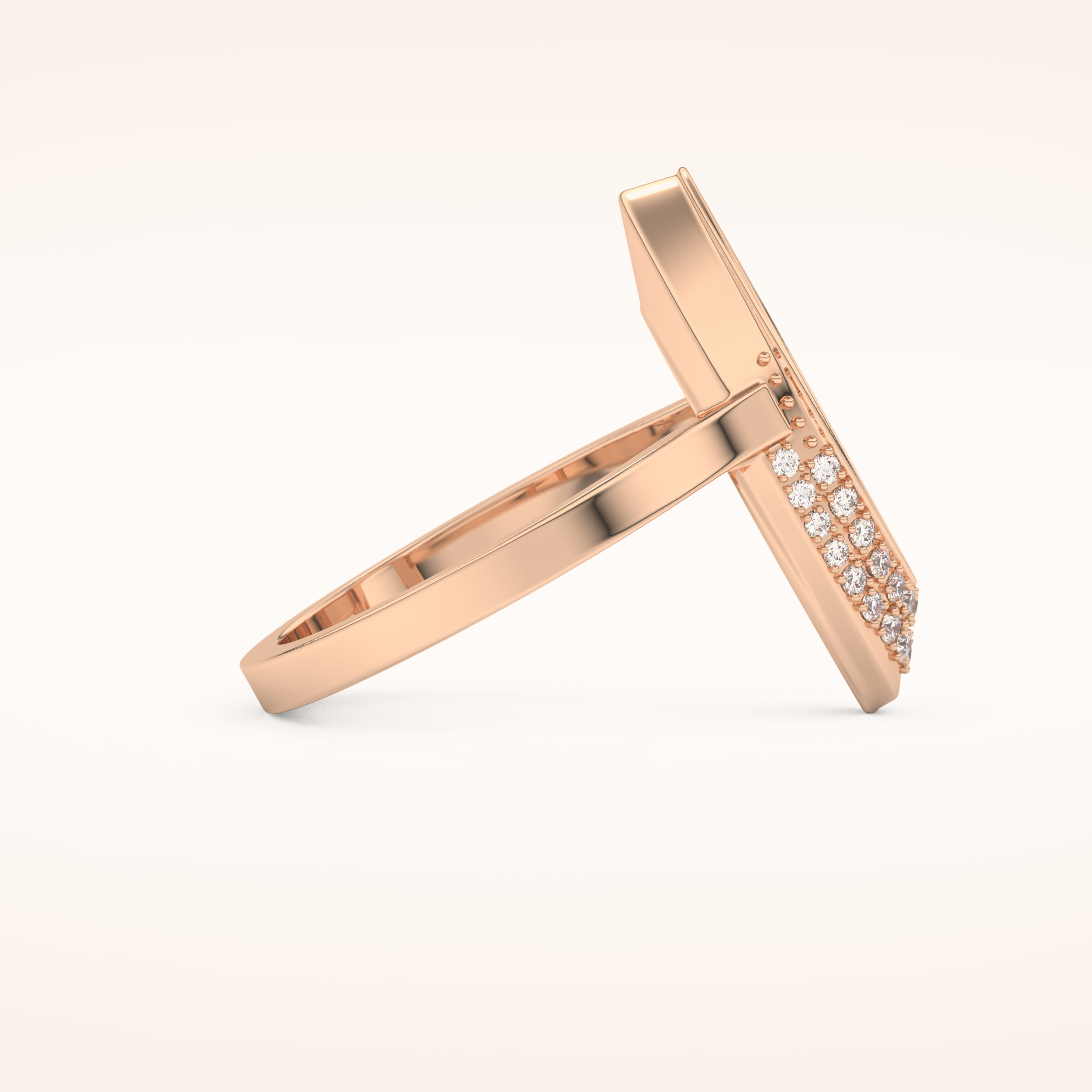 0.383 TCW Round Shaped Moissanite Multi Stone Wedding Band