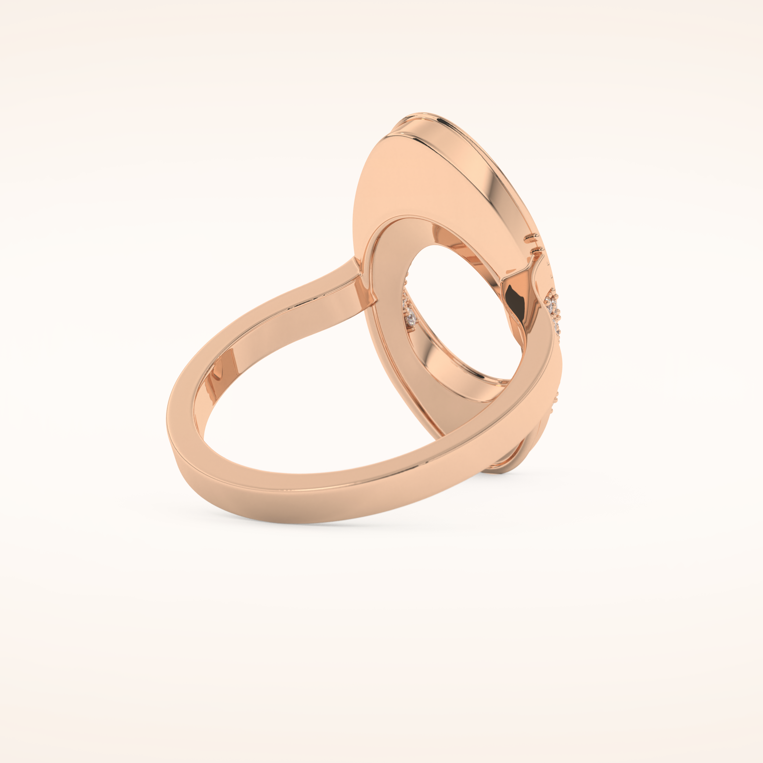 0.383 TCW Round Shaped Moissanite Multi Stone Wedding Band