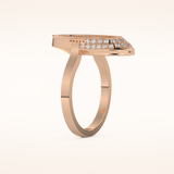0.383 TCW Round Shaped Moissanite Multi Stone Wedding Band