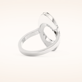 0.383 TCW Round Shaped Moissanite Multi Stone Wedding Band